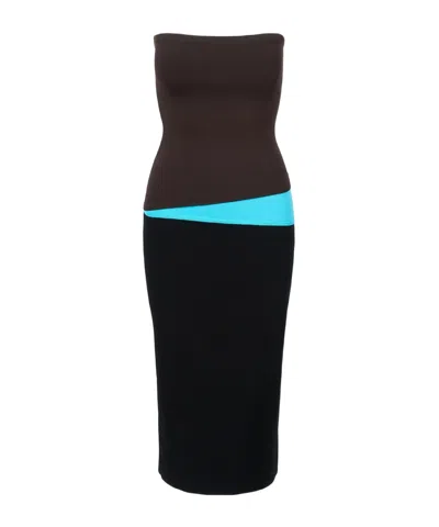 Staud La Serena Dress In Multi