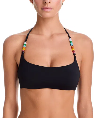 Staud Laird Bikini Top In Black