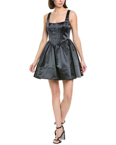 Staud Landscape Mini Dress In Black