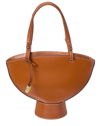 Staud Lantern Leather Shoulder Bag