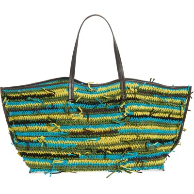 Staud Large Christos Crochet Tote In Multi