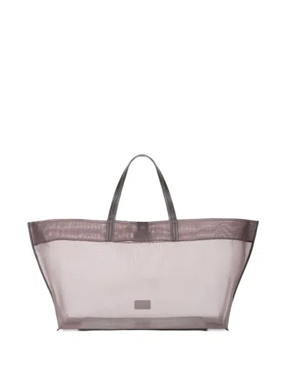 Staud Large Christos Mesh Tote Bag In Neutral