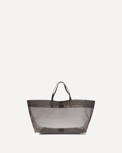 Staud Large Christos Tote Bag In Gray