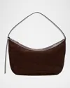 Staud Large Demy Suede Shoulder Bag In Brown
