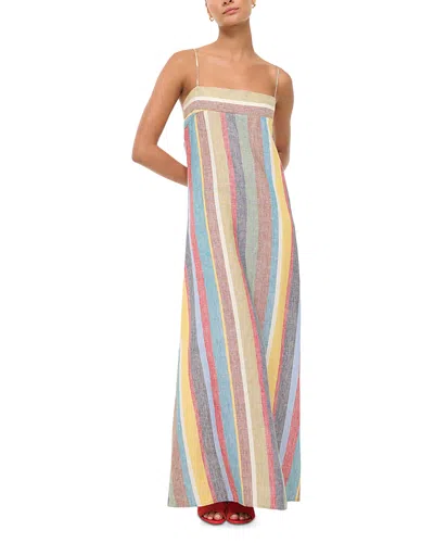 STAUD LAURA LINEN DRESS