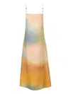 Staud Laura Beaded-strap Linen Maxi Dress