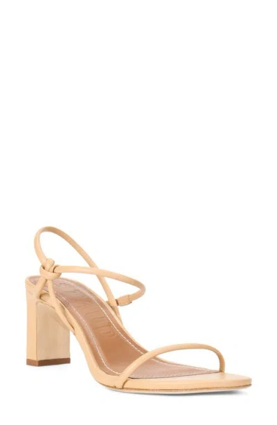 Staud Laurel Block Heel Ankle Strap Sandal In Nude
