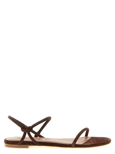 Staud Laurel Sandals In Brown