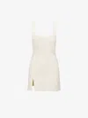 Staud Off-white Sable Minidress In White