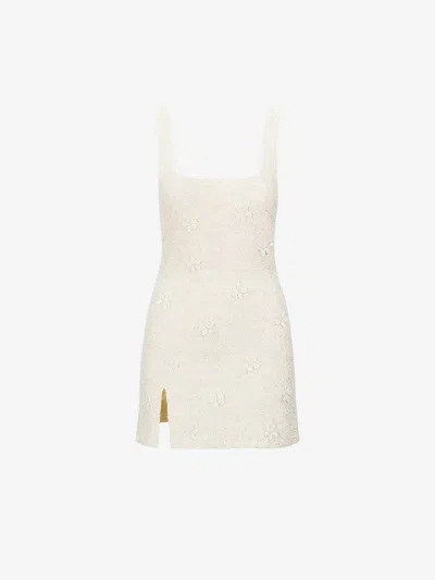 Staud Le Sable Mini Dress In White