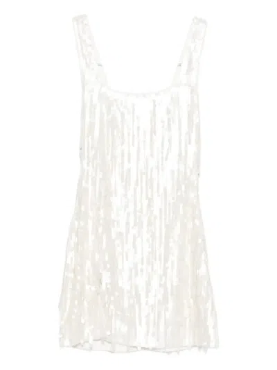 STAUD LE SABLE SEQUIN-EMBELLISHED MINI DRESS