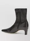 Staud Leather Ankle Boots In Brown