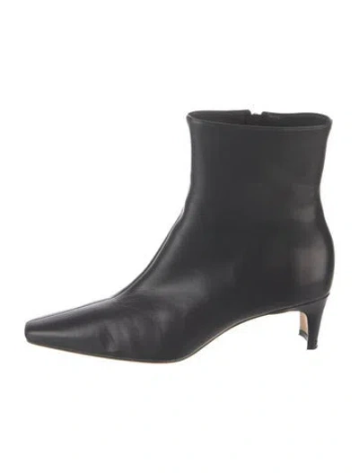 Pre-owned Staud Leather Boots In Black