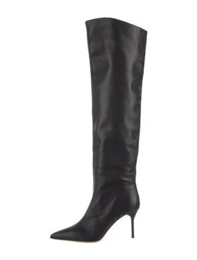 Pre-owned Staud Leather Boots In Multi