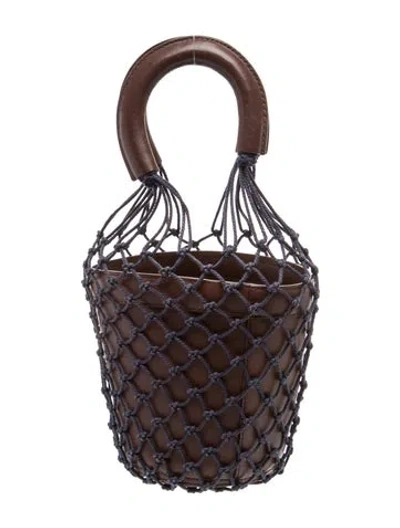 Pre-owned Staud Leather Bucket Bag In Multi