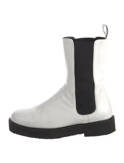 Pre-owned Staud Leather Chelsea Boots In Multi