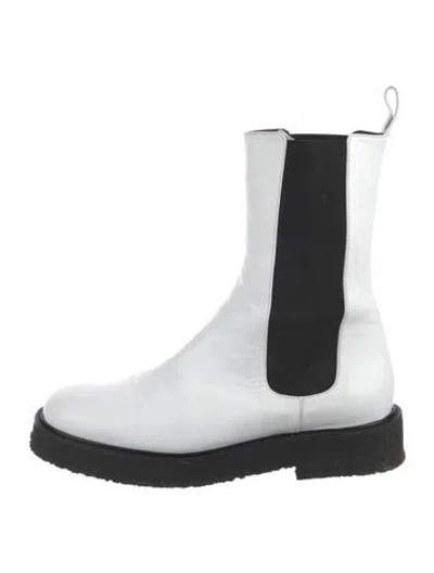 Pre-owned Staud Leather Chelsea Boots In Multi
