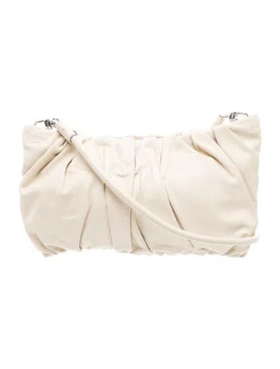 Pre-owned Staud Leather Clutch In Neutral