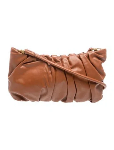 Pre-owned Staud Leather Crossbody Bag In Brown