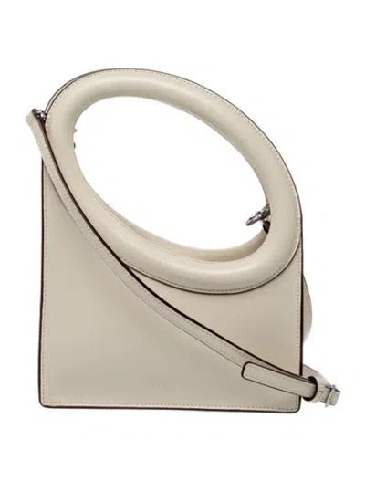 Pre-owned Staud Leather Crossbody Bag In Neutrals