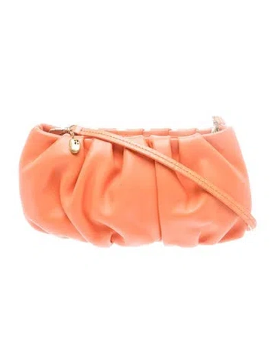 Pre-owned Staud Leather Crossbody Bag In Orange