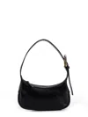 Staud Leather Shoulder Bag In Black