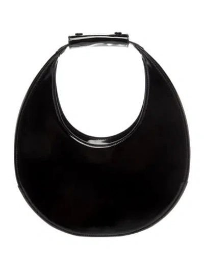 Pre-owned Staud Leather Shoulder Bag In Black