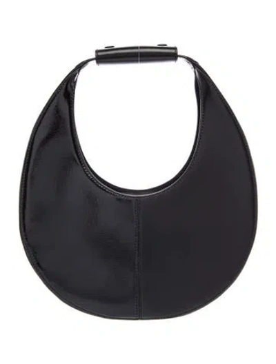 Pre-owned Staud Leather Shoulder Bag In Black