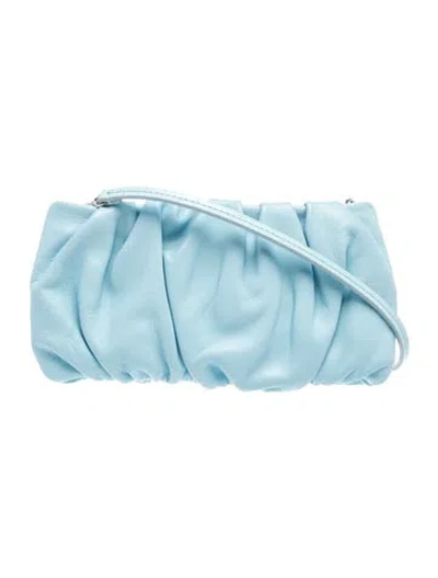 Pre-owned Staud Leather Shoulder Bag In Blue