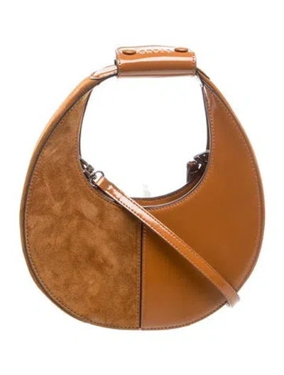 Pre-owned Staud Leather Shoulder Bag In Brown