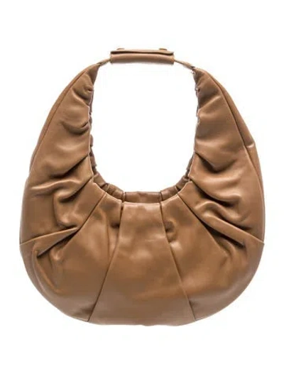 Pre-owned Staud Leather Shoulder Bag In Brown