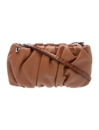 Pre-owned Staud Leather Shoulder Bag In Brown