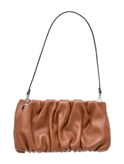 Pre-owned Staud Leather Shoulder Bag In Brown