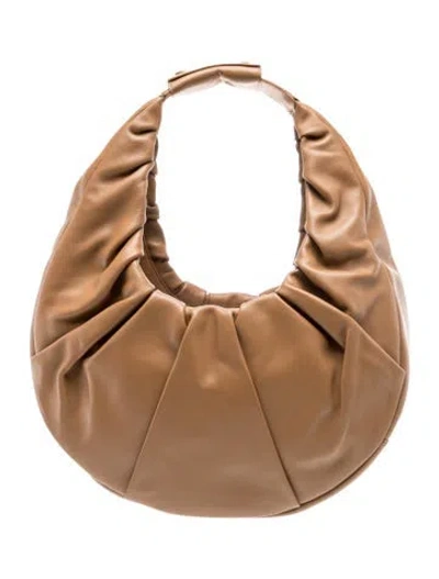Pre-owned Staud Leather Shoulder Bag In Brown