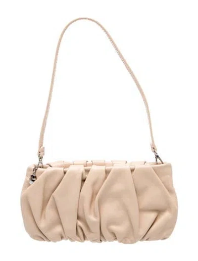 Pre-owned Staud Leather Shoulder Bag In Neutrals
