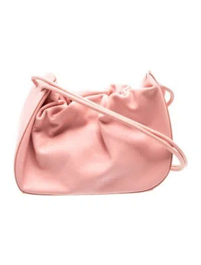 Pre-owned Staud Leather Shoulder Bag In Pink