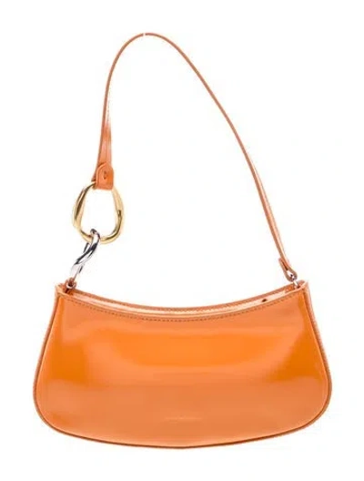 Pre-owned Staud Leather Shoulder Bag In Red