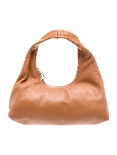 Pre-owned Staud Leather Shoulder Bag In White