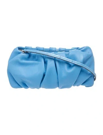 Pre-owned Staud Leather Top Handle Bag In Blue