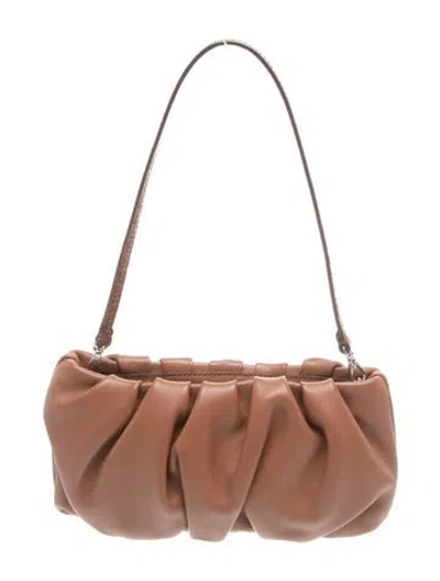 Pre-owned Staud Leather Top Handle Bag In Brown