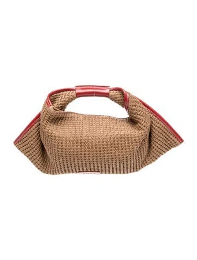 Pre-owned Staud Leather Top Handle Bag In Multi