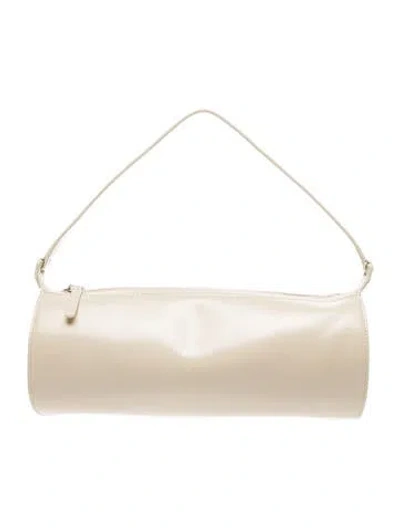 Pre-owned Staud Leather Top Handle Bag W/ Tags In Neutrals