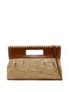 Staud Lena Clutch Bag In Neutral