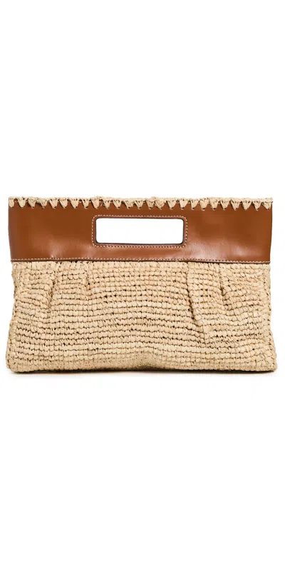 Staud Lena Clutch Natural/tan