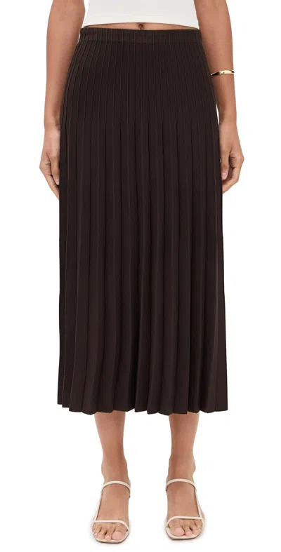 Staud Lena Skirt Earth In Brown