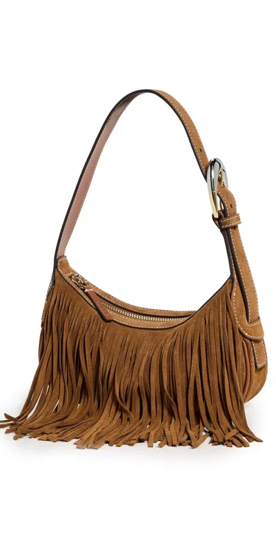 Staud Lennox Bag Tan Fringe
