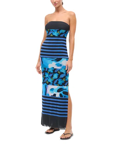 Staud Leona Dress Swim Cover-up In Multi