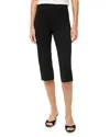 Staud Hunter Cropped Cotton-suiting Straight-leg Pants In Black