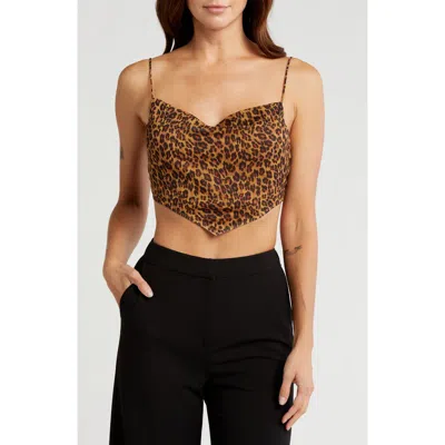 Staud Leonie Tie Back Crop Top