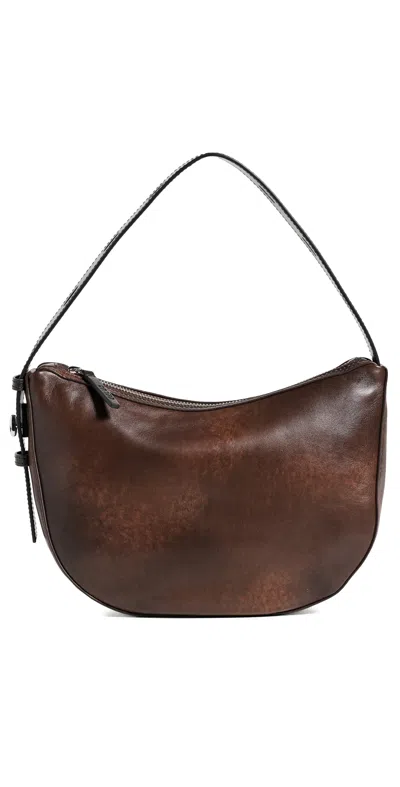 Staud Levi Bag Espresso Distressed